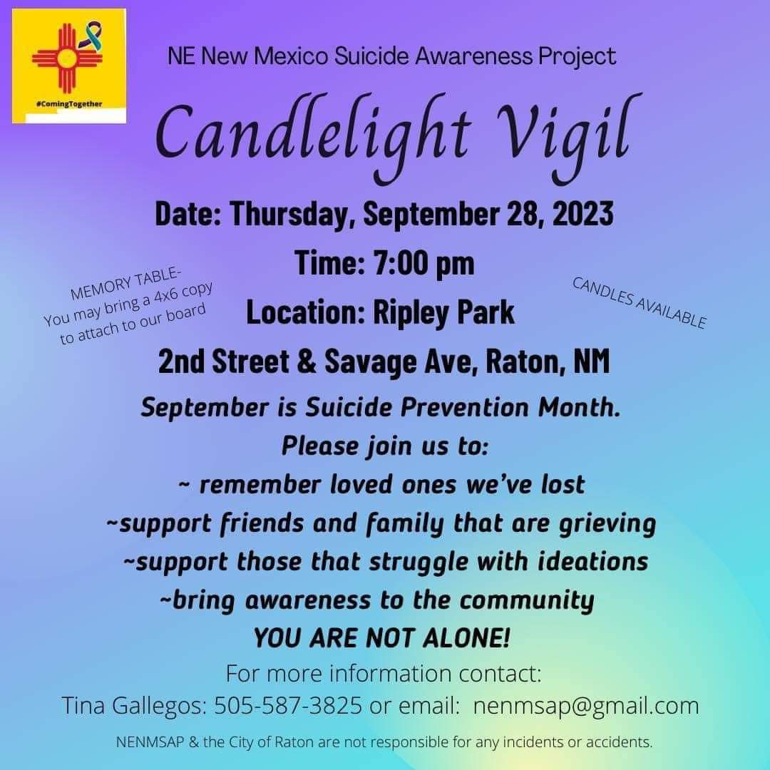 2023 Suicide Awareness Vigil