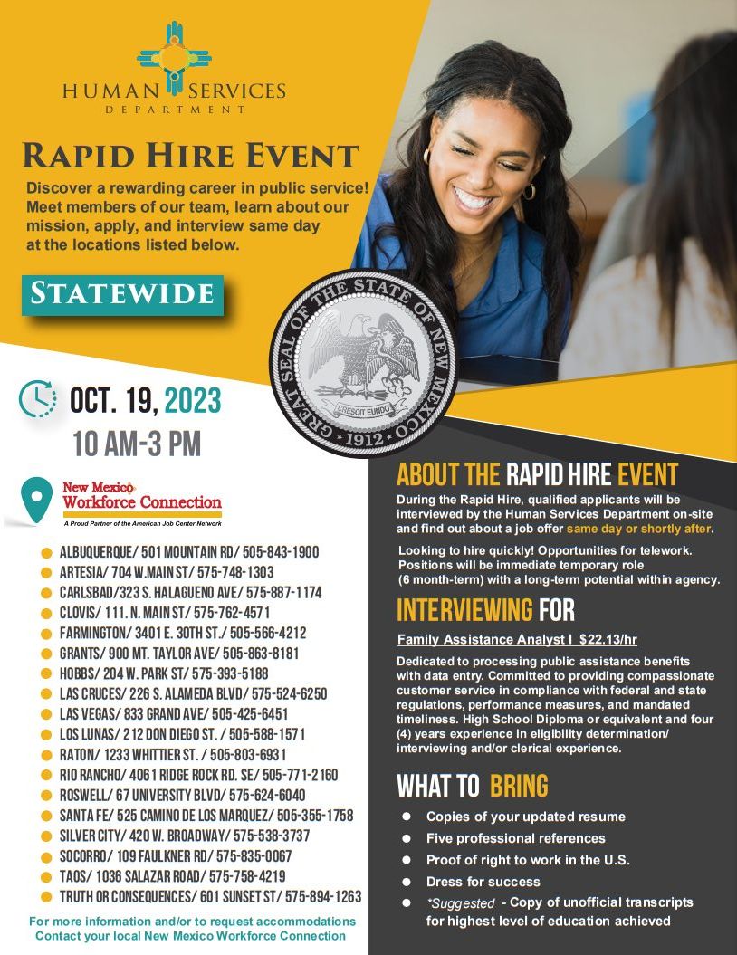 Rapid Hire Event