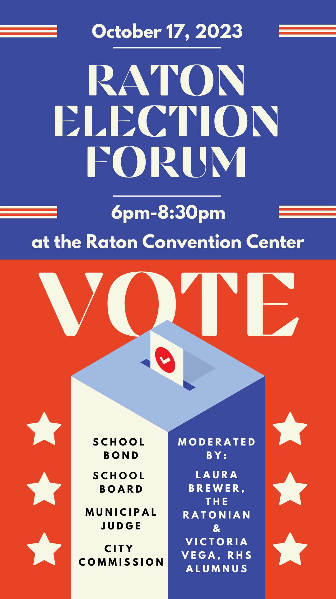 Raton election forum 2023