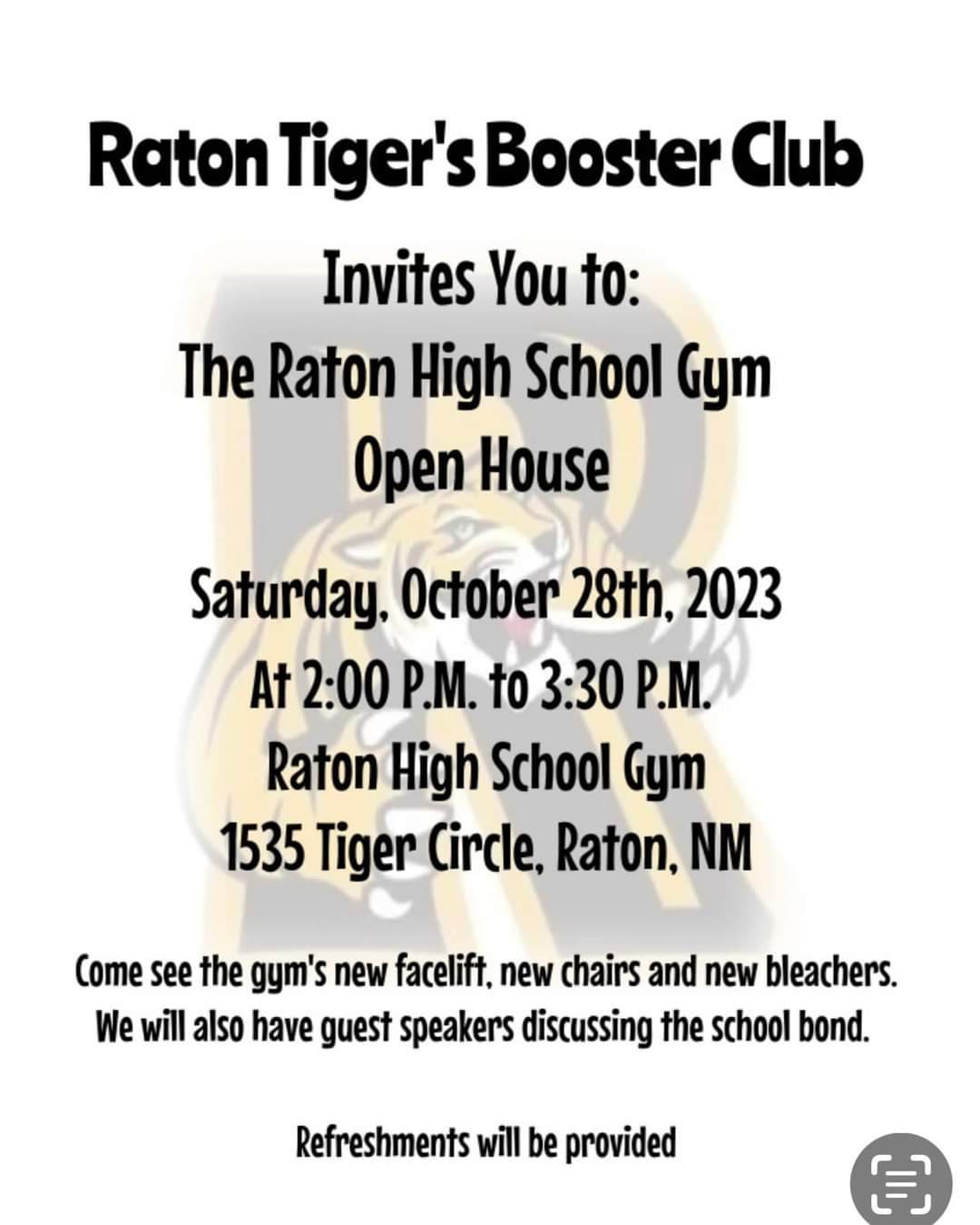 RHS Gym Open House