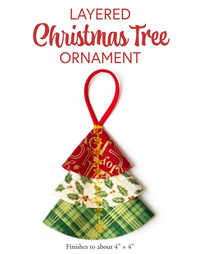 Layered Christmas Tree Ornament