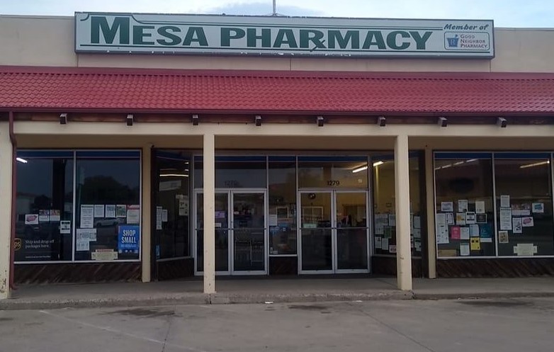 Mesa Pharmacy front entrance