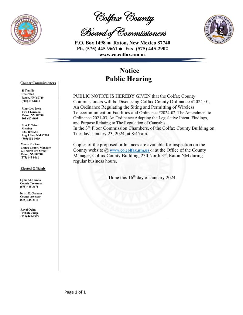 January 23, 2024 Notice of Public Hearing_800