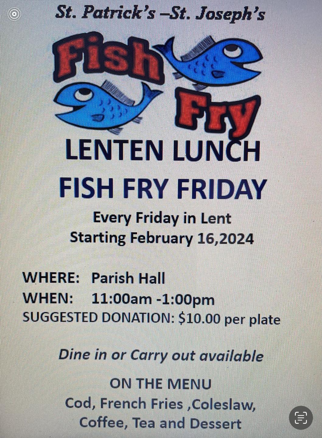 Lenten Fish Fry