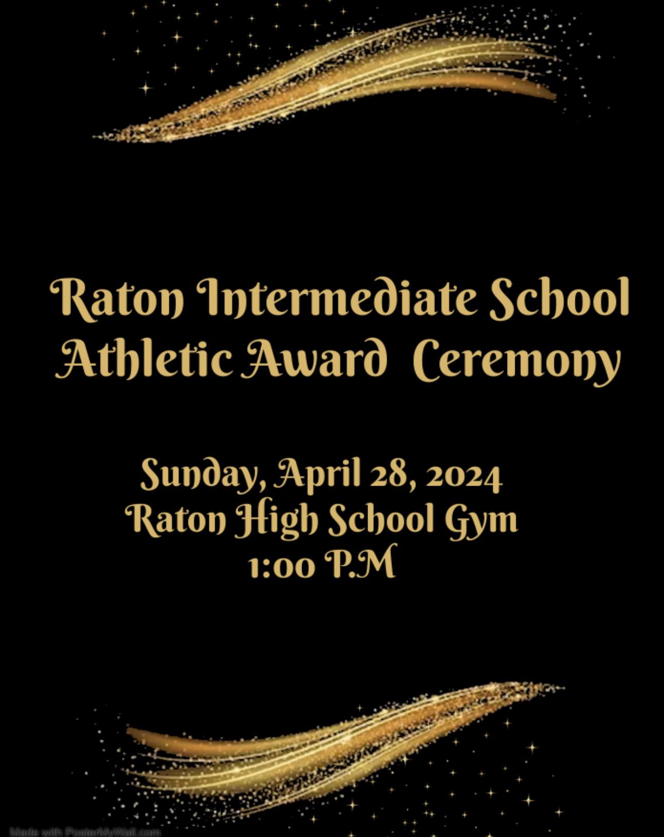 Raton Intermediate School hosts Athletic Awards Ceremony