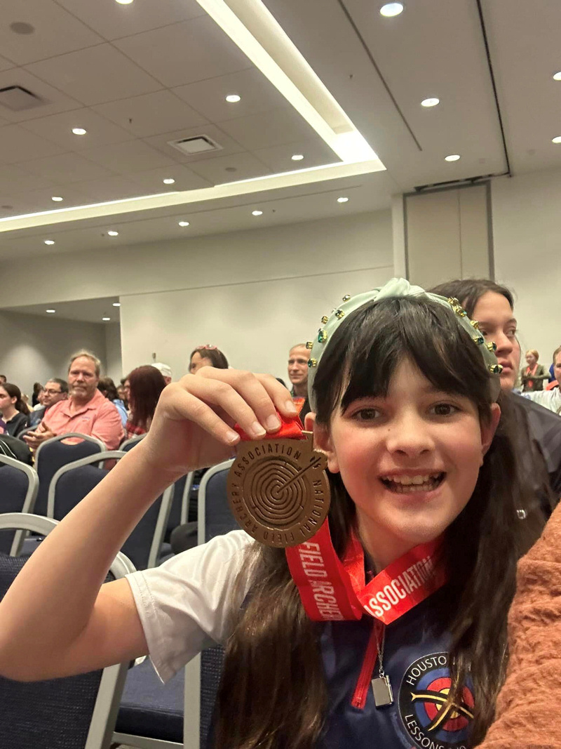 Ella Phillips Takes Third Place in National Archery Competition