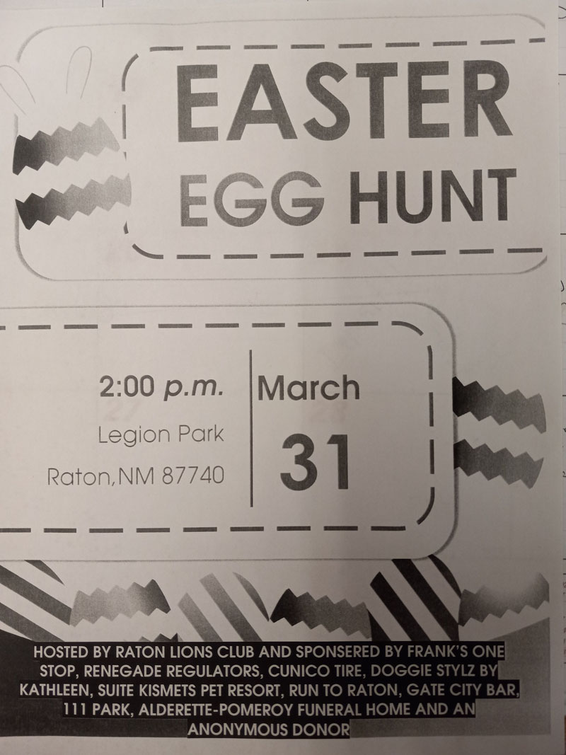 Lions Club Hosts Easter Egg Hunt – March 31, 2024