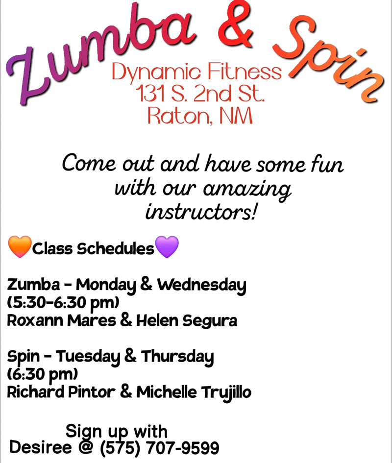 Dynamic Fitness – Zumba & Spin