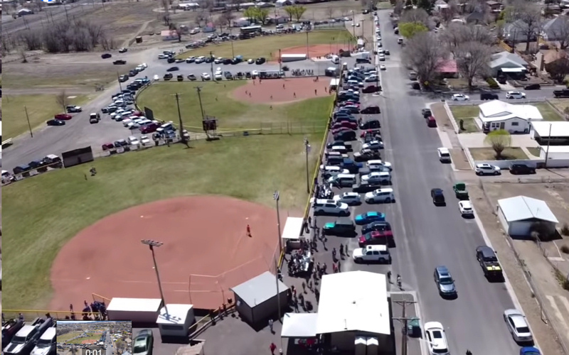 Drone Little League opening day