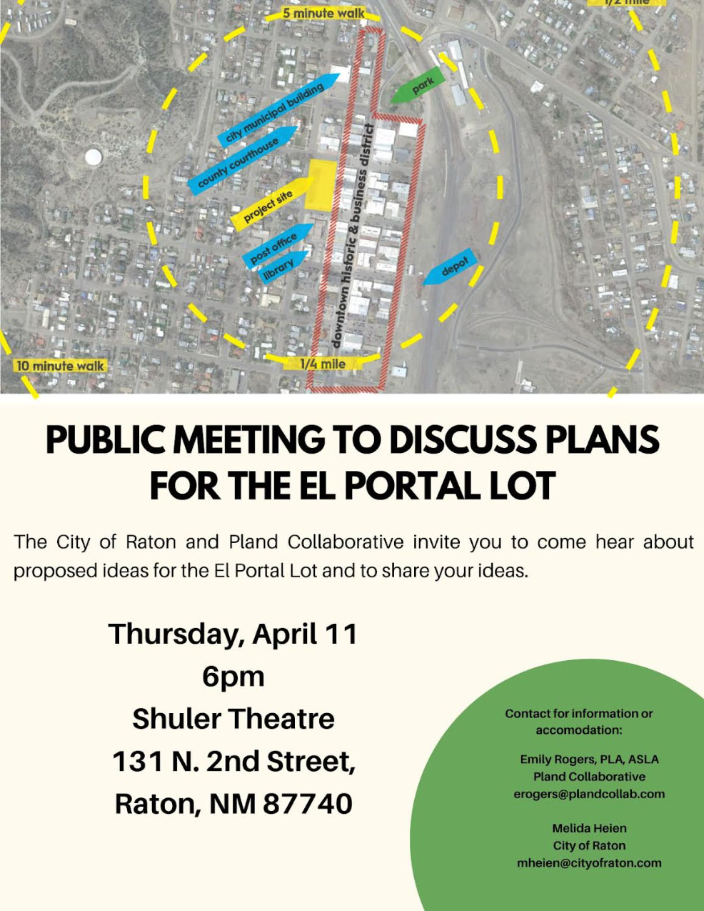 Public Meeting to Discuss El Portal Lot Plans – April 11, 2024