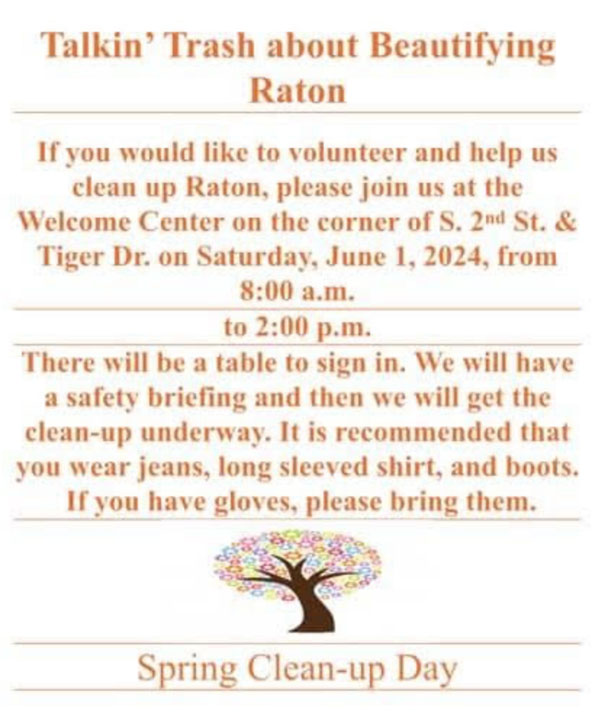 Spring Clean-up Day – June 1, 2024