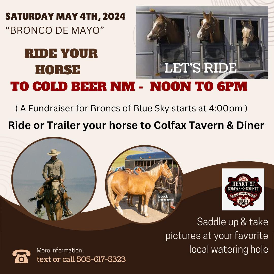 Broncs of Blue Sky Fundraiser at Cold Beer NM