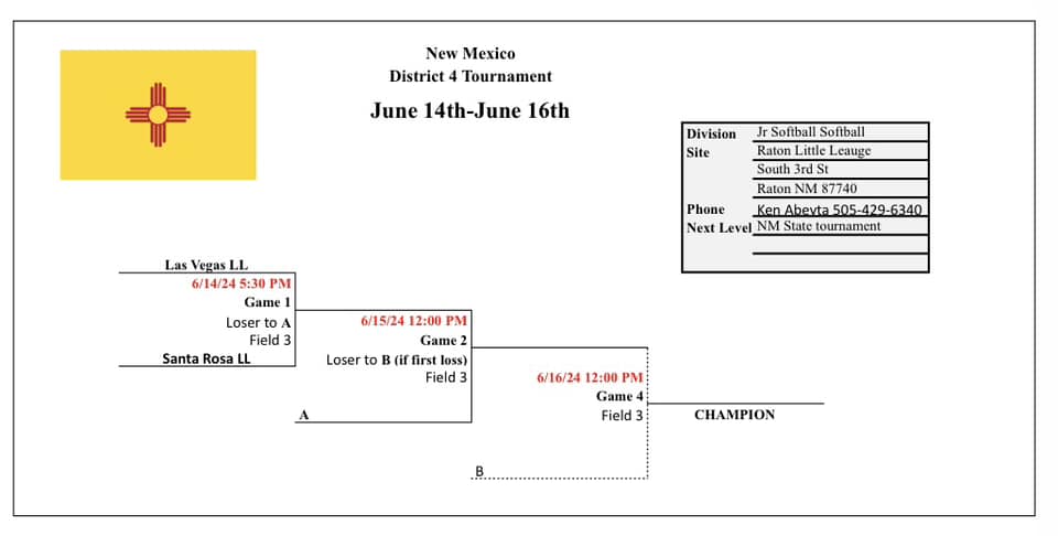 June 2024 Tournament Schedule