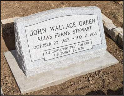 John Wallace Green tombstone