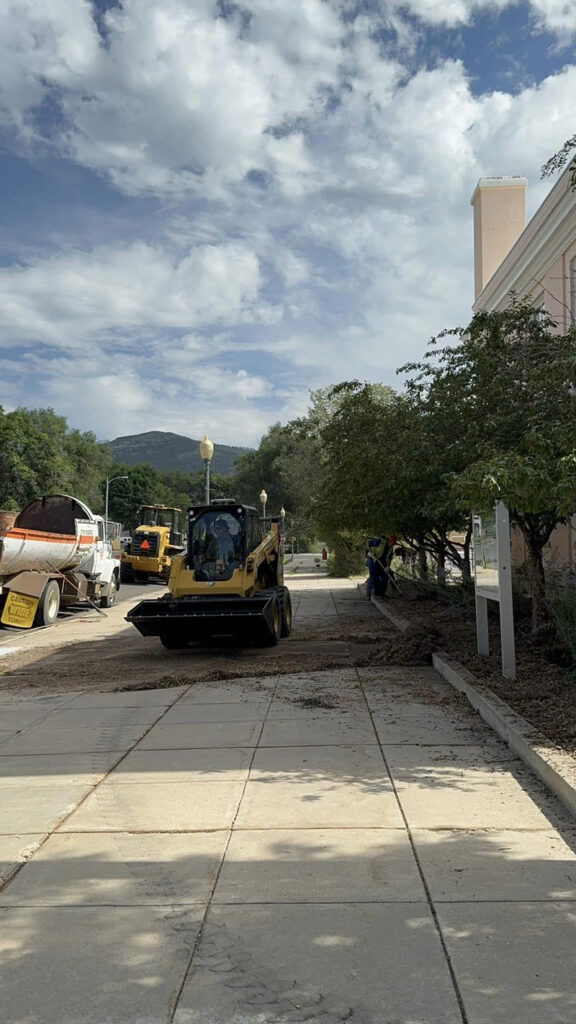 Library Beautification Mulch