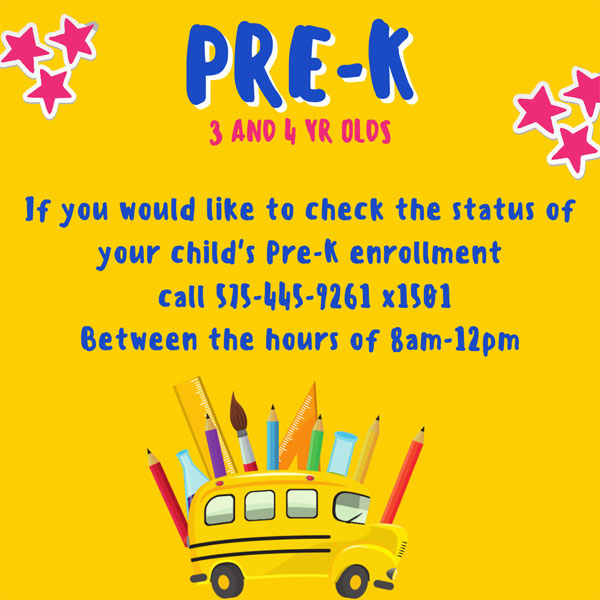 PreK Enrollment Status