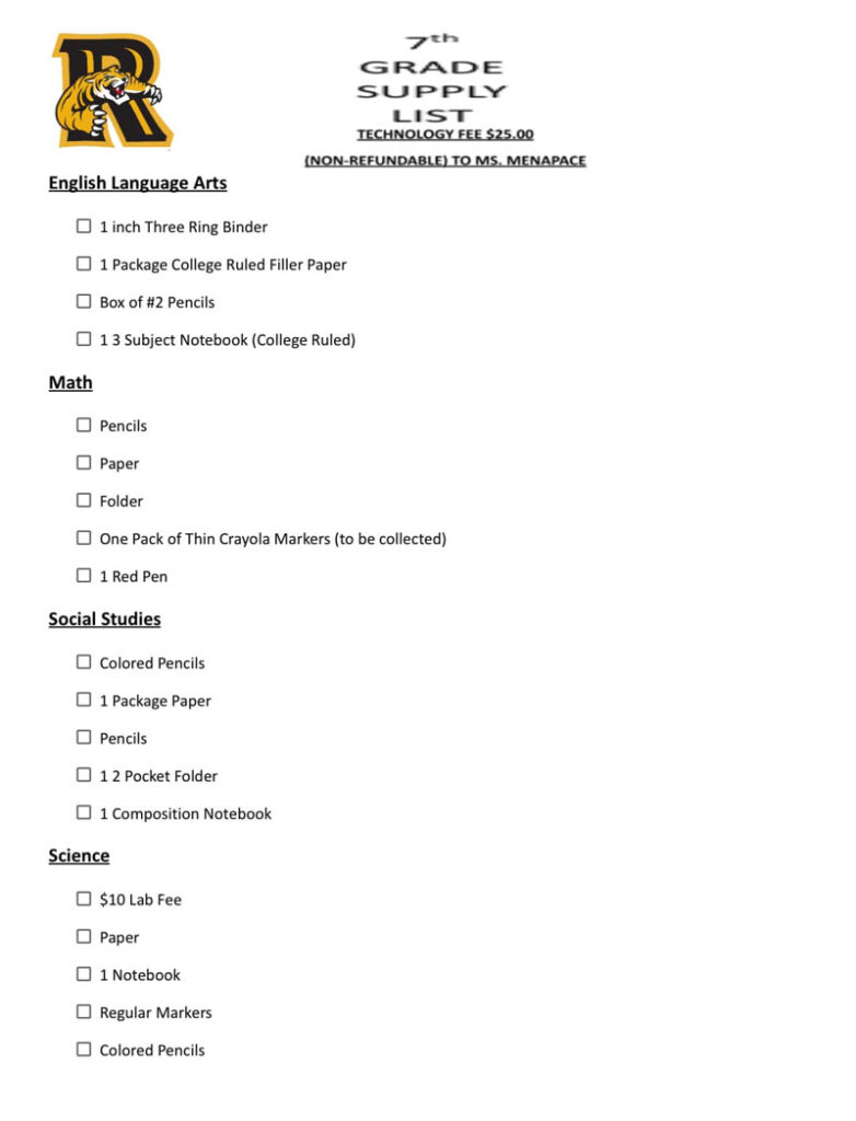 RHS 7th Grade Supply List-1