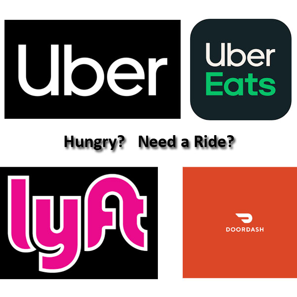 Uber Uber Eats Lyft Doordash