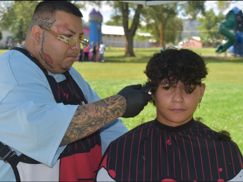 Free haircut at Back to School Bash