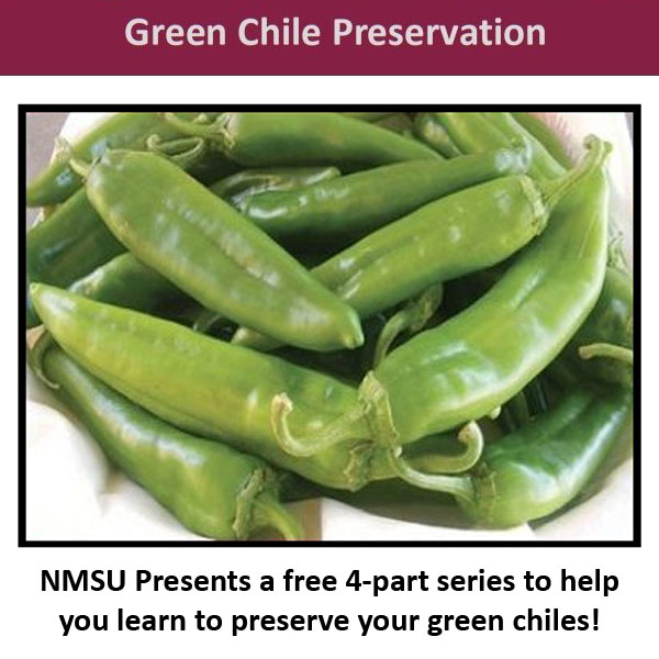 Free Virtual Green Chile Preservation Workshop