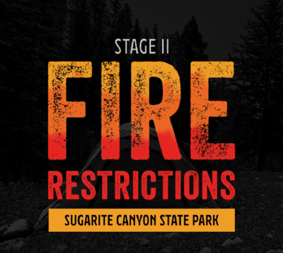  ALERT: Stage II Fire Restrictions imposed at Sugarite Canyon State Park.