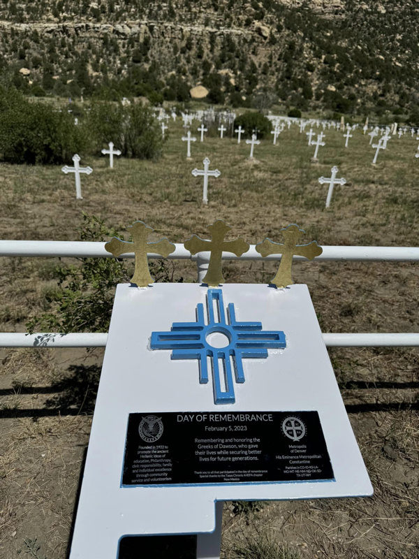 New Plaque Installed at Dawson Cemetery