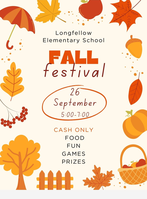 Fall Festival at Longfellow School