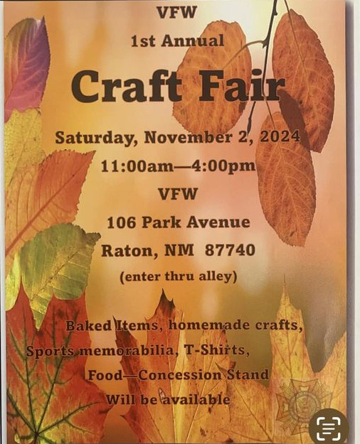 2024 Fall craft fair at VFW