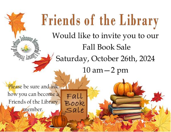 FOL flyer for fall book sale