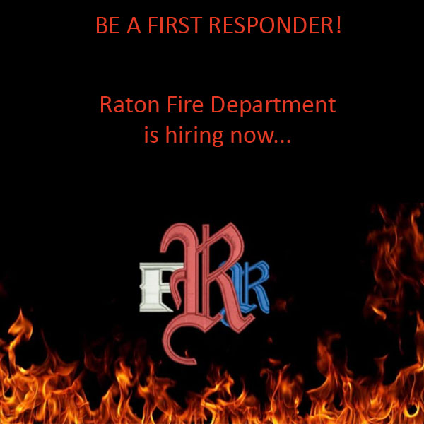 Raton Fire Department is Hiring NOW