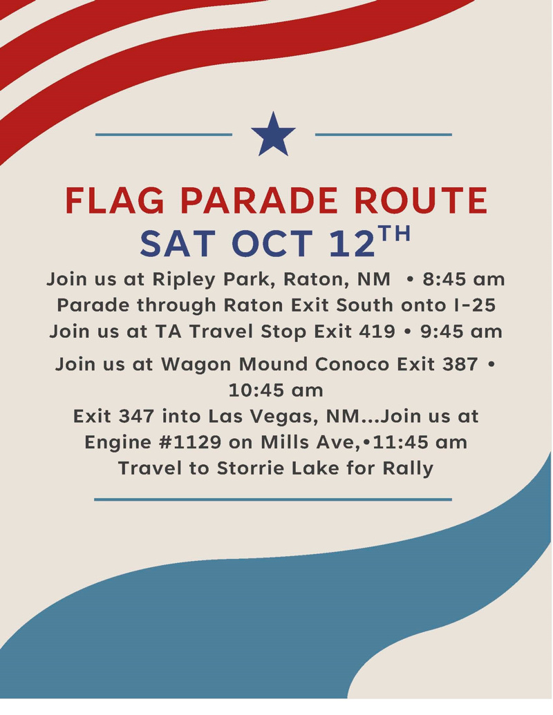 Republican Party Raton Flag Parade route