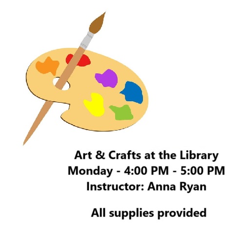 art and crafts at the library