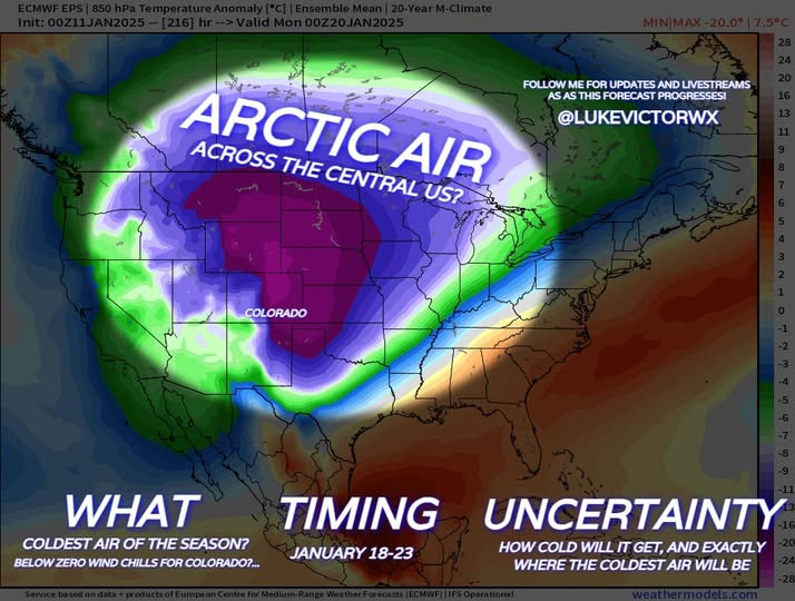 Big Blast of ARCTIC AIR Possible Soon