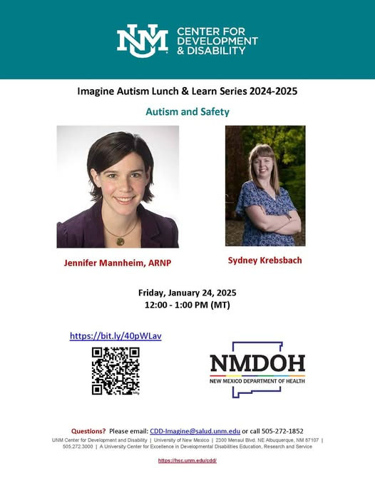 Imagine Autism Lunch & Learn Series (2024-2025)