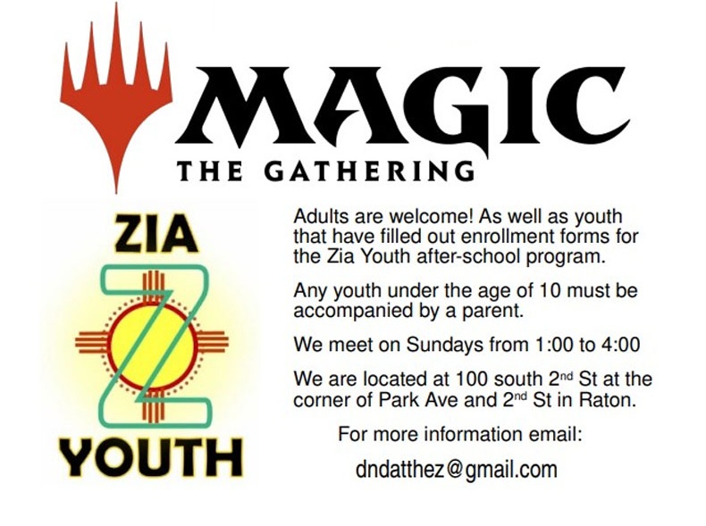 Zia Youth Adds Magic the Gathering to Sunday Afternoons