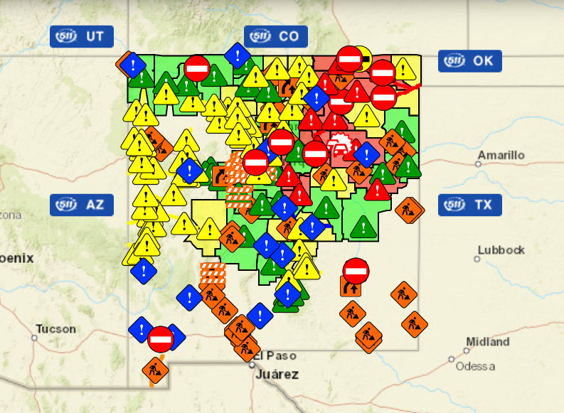 nm roads map