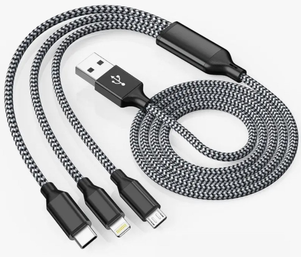 Multi-Connector Charging Cable