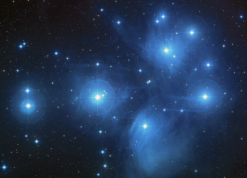 Pleiades constellation