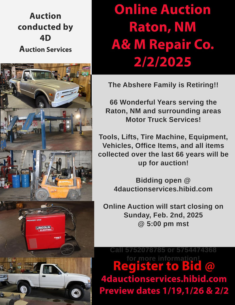 A&M Repair Online Auction