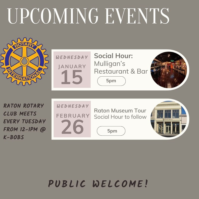 Raton Rotary Club Upcoming Events