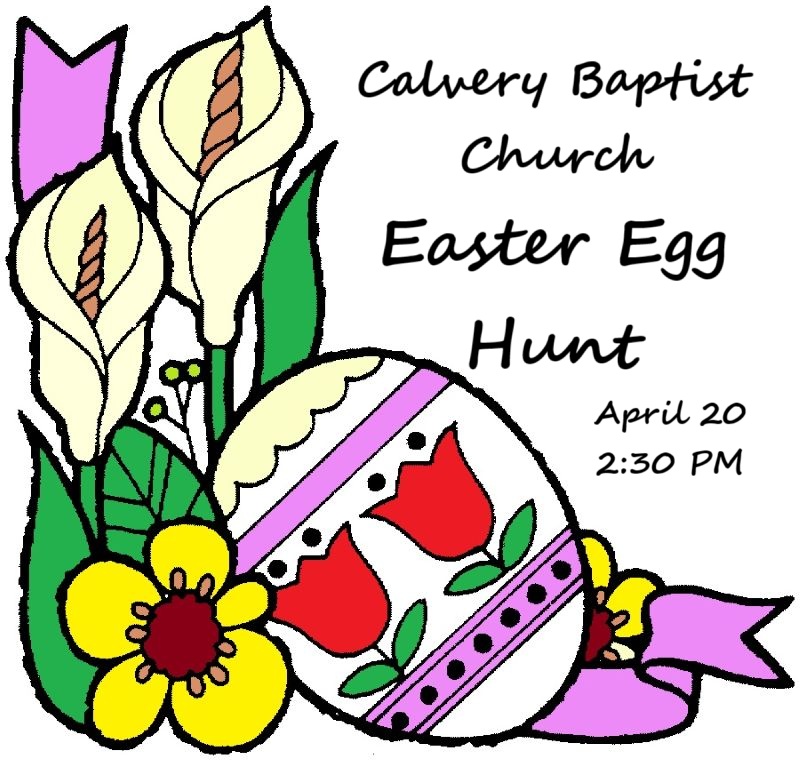 Calvery Baptist Church Easter Egg Hunt