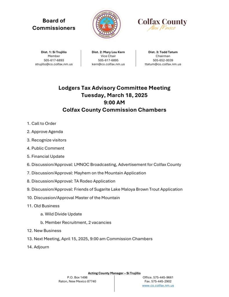 Lodgers Tax Advisory Committee Meeting  Agenda March 18, 2025.pdf_page_1