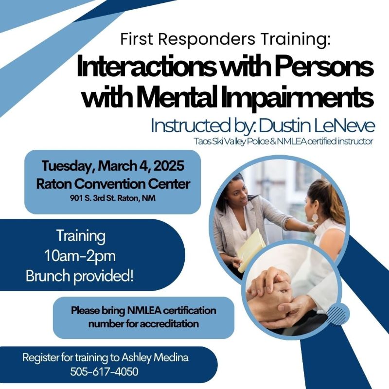 First Responders Training – Interactions with Persons with Impairments