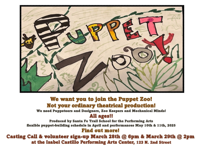 Puppet Zoo Casting Call