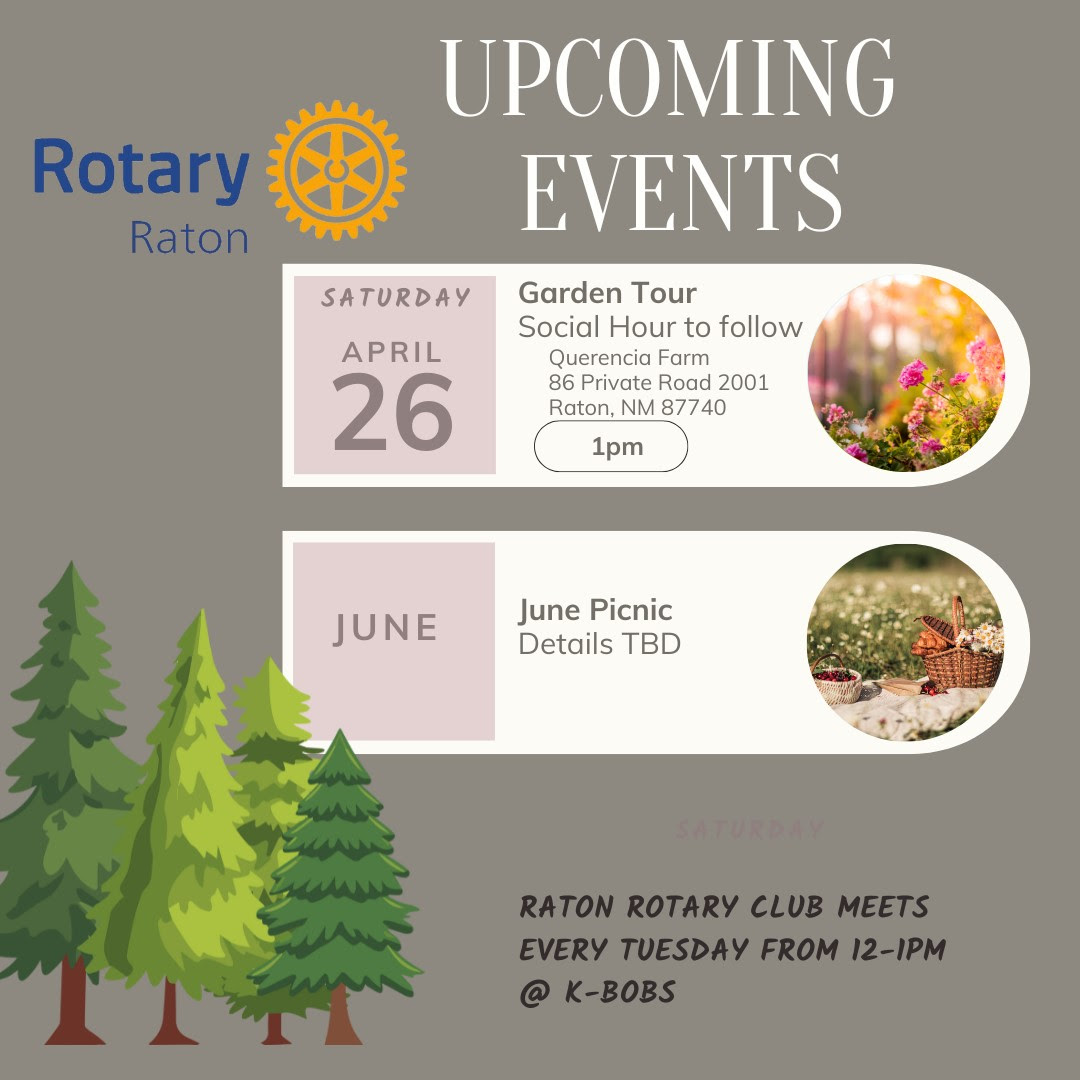 Raton Rotary Social Calendar