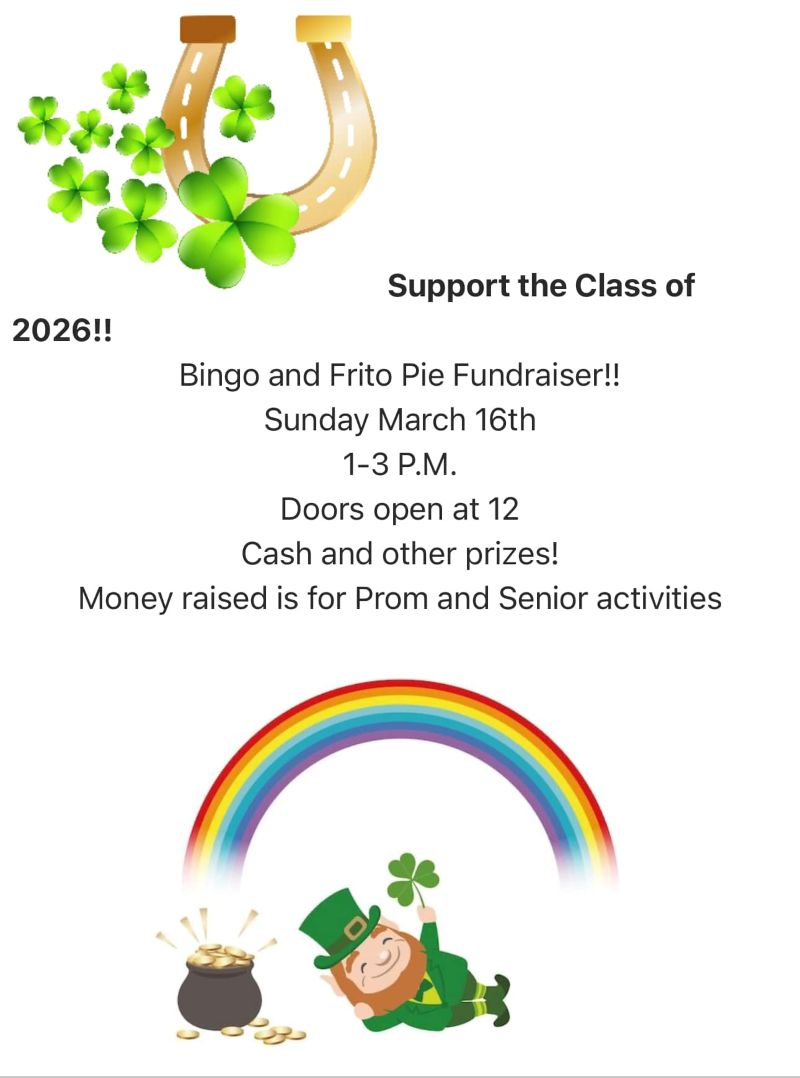 Senior Class Bingo & Frito Pie Fundraiser