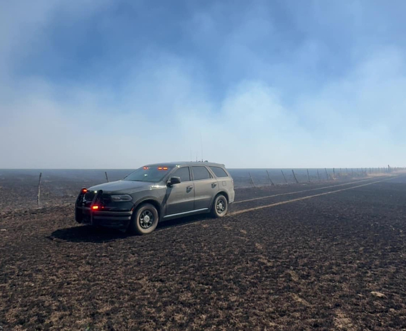 Active Fire in Mora County Between Wagon Mound and Watrous