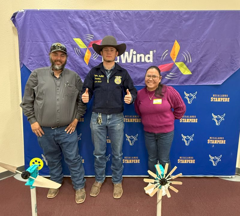 Congratulations to Clayton Kelley for winning the NM KidWind Challenge