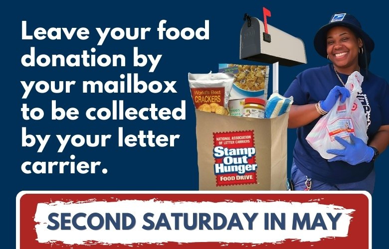 Canned food in mailbox