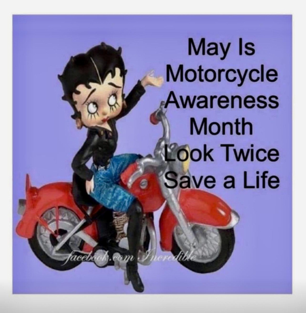 Motorcycle awareness month - May